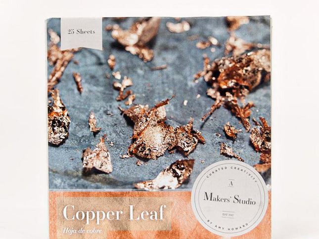 Copper Leaf - 6"x6"