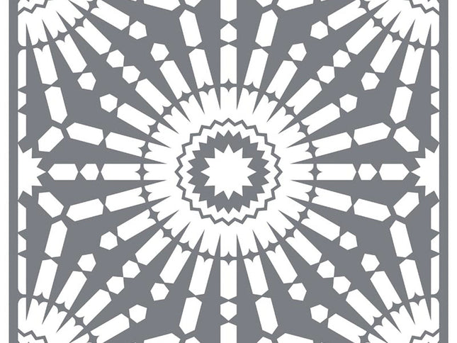 Floor Tile Moroccan - Mesh Stencil 12x12