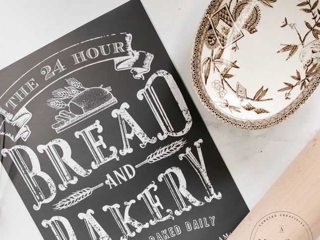 Bread Bakery - Mesh Stencil 8.5x11