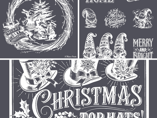 Christmas Favorites Mesh Stencil Bundle 2024