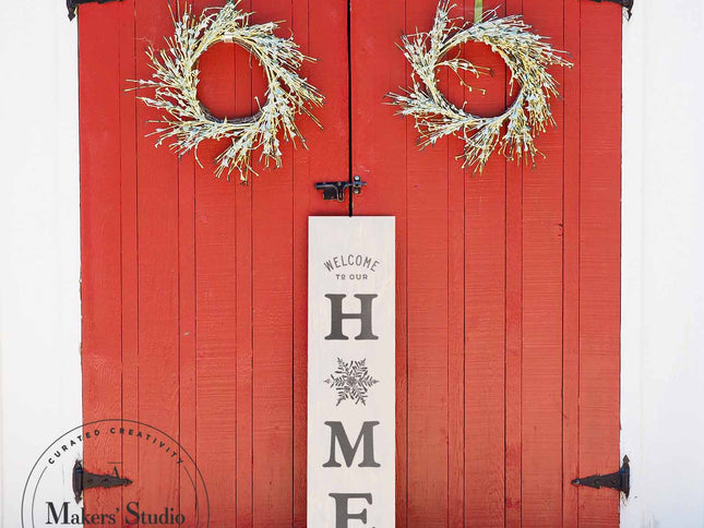 Christmas Home - Mesh Stencil 12x12