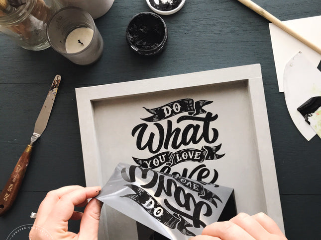 Do What You Love - Mesh Stencil 2 pack - 5.5 x 8.5