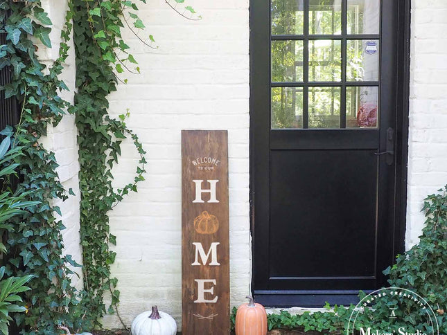 Fall Home - Mesh Stencil 12x12