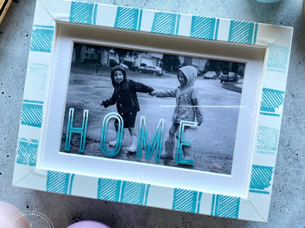 Home Sweet Home - Mesh Stencil 8.5x11