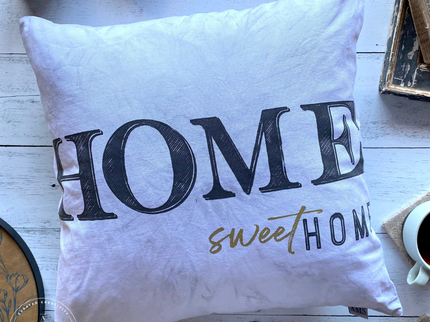 Home Sweet Home - Mesh Stencil 8.5x11