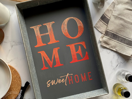 Home Sweet Home - Mesh Stencil 8.5x11