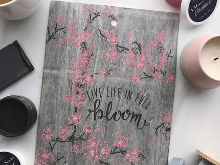 Life in Full Bloom - Mesh Stencil 5.5x8.5