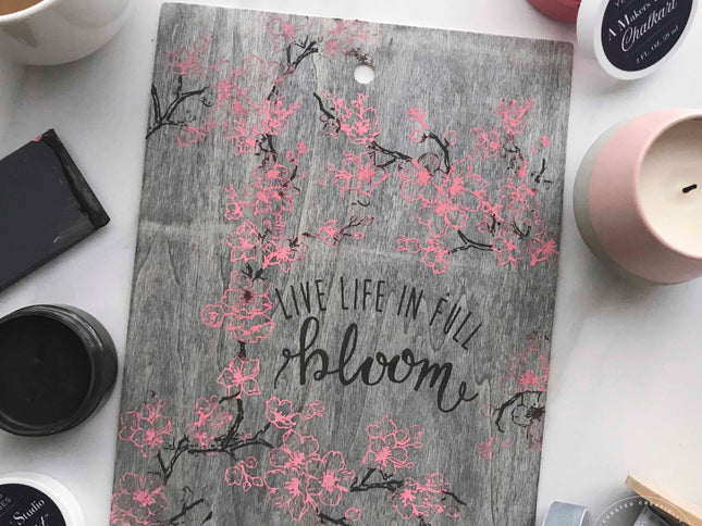 Life in Full Bloom - Mesh Stencil 5.5x8.5