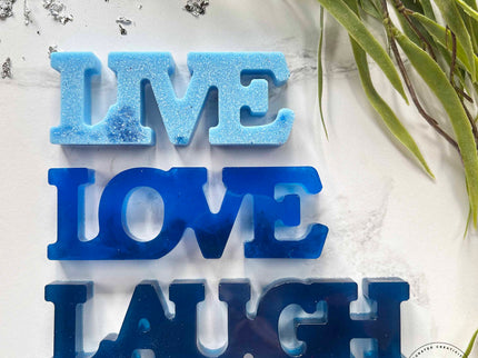 LIVE LOVE LAUGH Word Mold