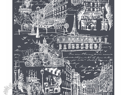 Paris Toile - Mesh Stencil 12x12