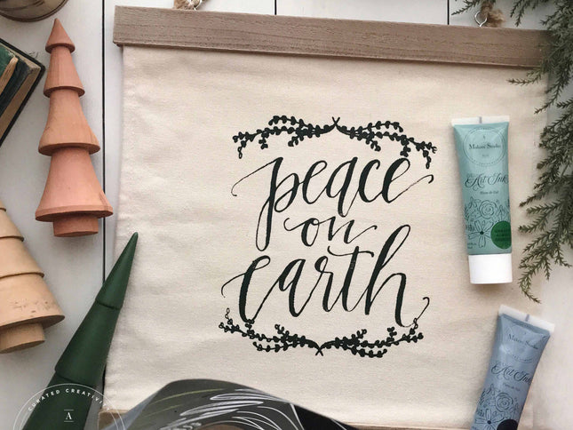 Peace on Earth - Mesh Stencil 12x18