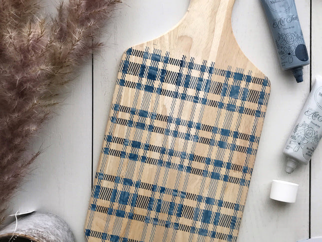 Plaid - Mesh Stencil 8.5x11