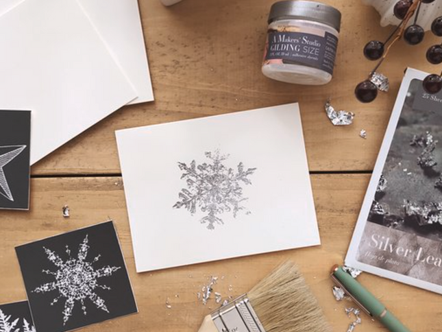 Snowflakes - Mesh Stencil 8.5x11