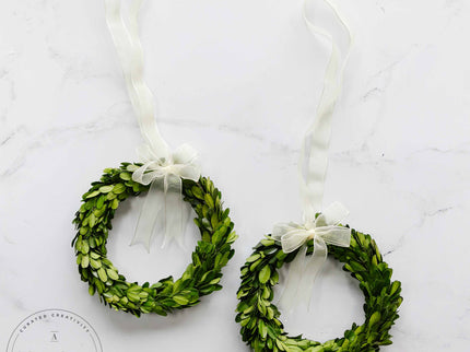 Preserved Boxwood Wreaths - Medium