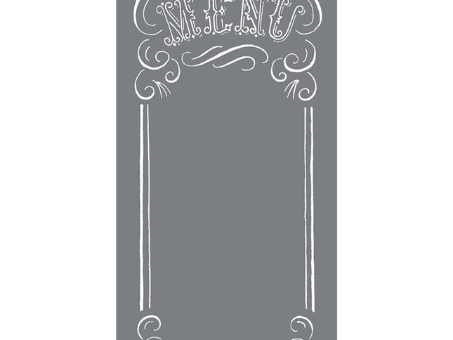 Menu - Mesh Stencil 12x24