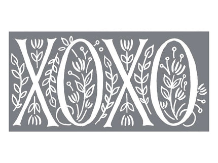 XOXO - Mesh Stencil 12x24