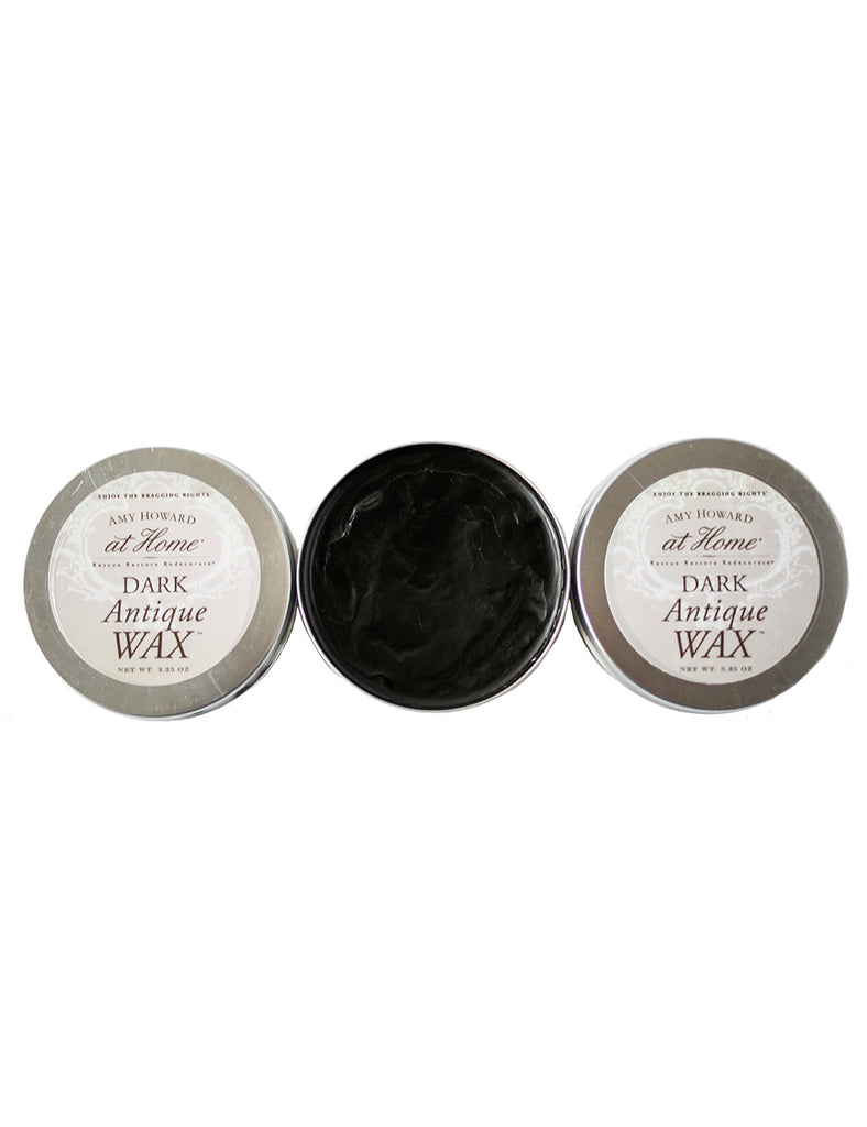  AMY HOWARD AT HOME - Dark Antique Wax for Vintage Furniture  Restoration - Protective Finish and Seal - Dark Finish (3.5 Oz) : Health &  Household