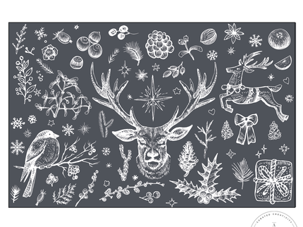 Visions of Christmas - Mesh Stencil 5.5x8.5